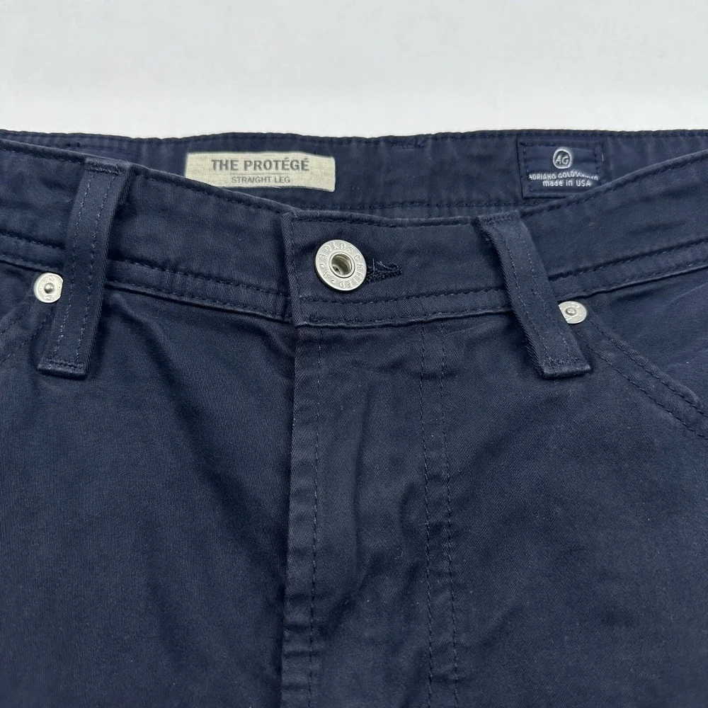 AG Adriano Goldschmied Protege 31x34 (fits 31x29) Navy Blue Straight Leg Pants